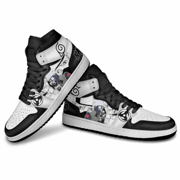Baskets montantes Air Jordan Kakashi Hatake – Chaussures montantes Naruto – Image 4