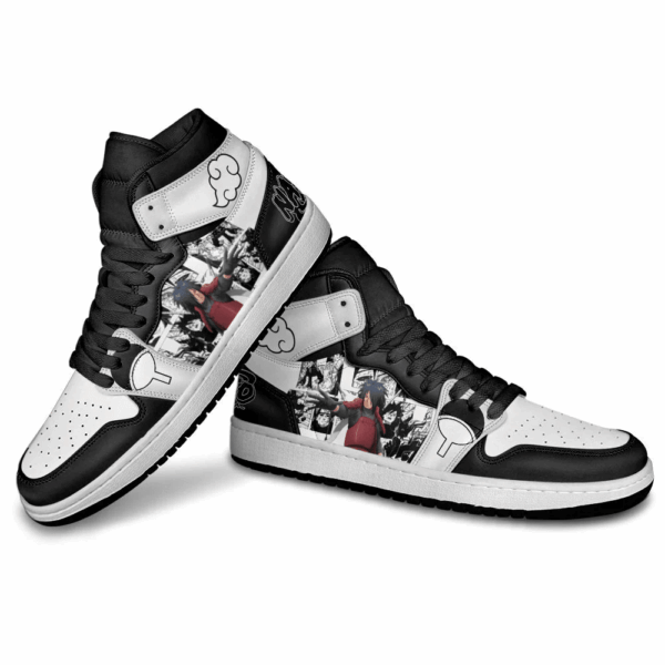 Baskets montantes Air Jordan Madara Uchiha – Chaussures montantes Naruto – Image 4