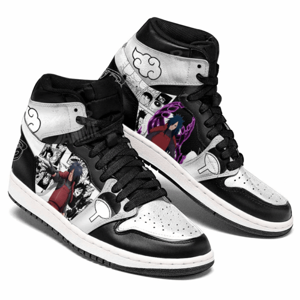 Baskets montantes Air Jordan Madara Uchiha – Chaussures montantes Naruto – Image 3