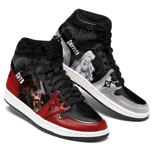 Baskets montantes Air Jordan Griffith et Guts – Chaussures montantes Berserk – Image 3