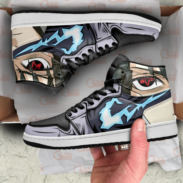 Baskets montantes Air Jordan Sasuke Uchiha – Chaussures montantes Naruto – Image 4