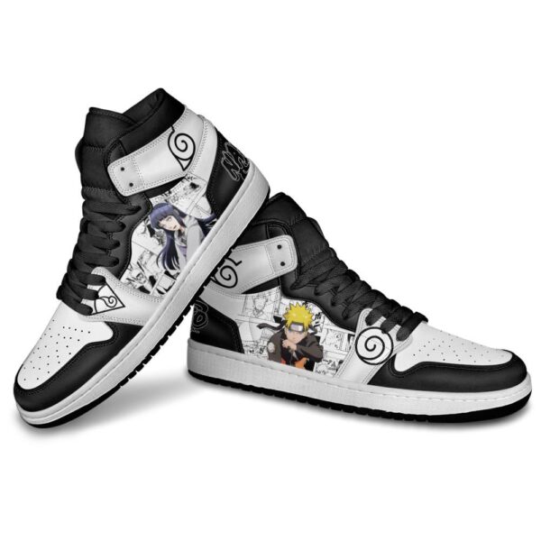 Baskets montantes Air Jordan Hinata Hyuga et Naruto Uzumaki – Chaussures montantes Naruto – Image 4