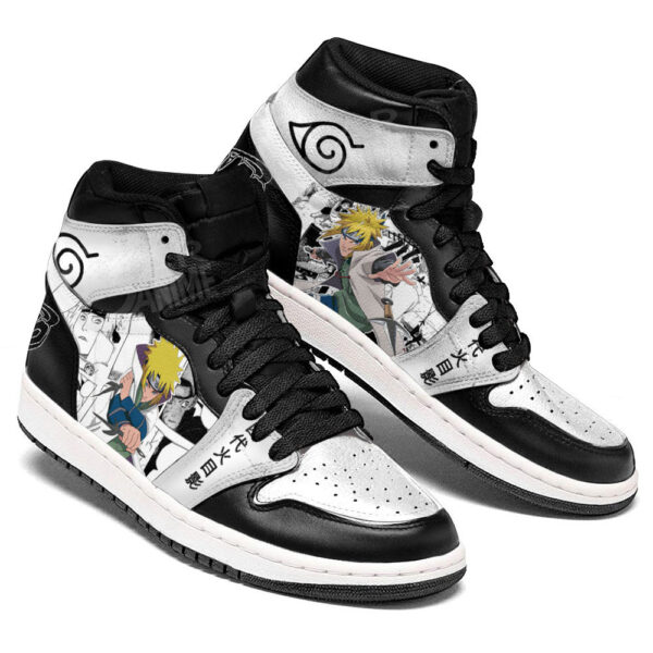 Baskets montantes Air Jordan Minato Namikaze – Chaussures montantes Naruto – Image 3