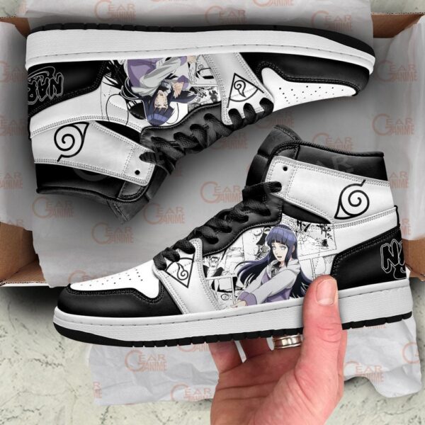 Baskets montantes Air Jordan Hinata Hyūga – Chaussures montantes Naruto – Image 2