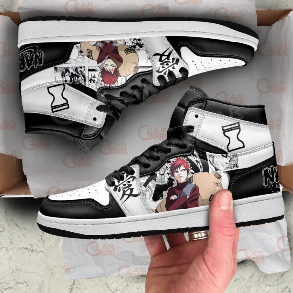 Baskets montantes Air Jordan Gaara – Chaussures montantes Naruto – Image 2