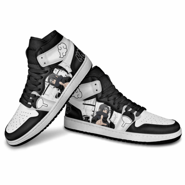 Baskets montantes Air Jordan Itachi Uchiha – Chaussures montantes Naruto – Image 4