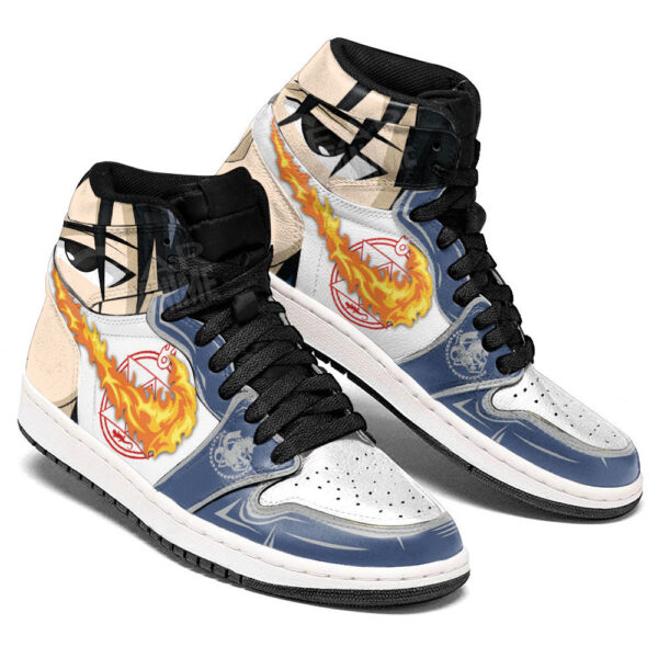 Baskets montantes Air Jordan Roy Mustang – Chaussures montantes Fullmetal Alchemist – Image 2
