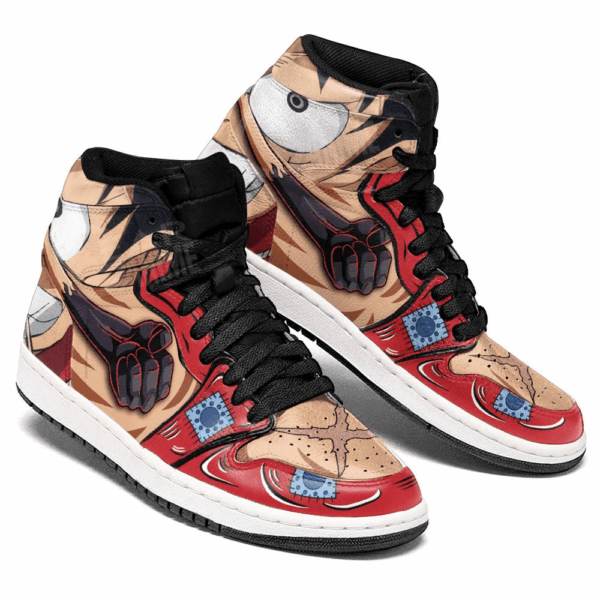 Baskets montantes Air Jordan Monkey D. Luffy – Chaussures montantes One Piece – Image 2