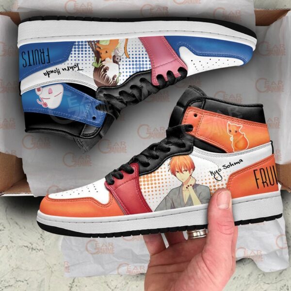 Baskets montantes Air Jordan Kyō Sōma et Tōru Honda – Chaussures montantes Fruits Basket – Image 2
