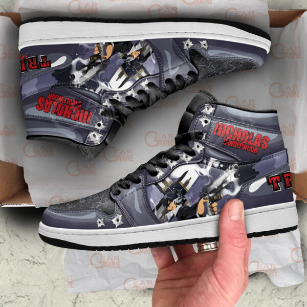 Baskets montantes Air Jordan Nicholas D. Wolfwood – Chaussures montantes Trigun – Image 2