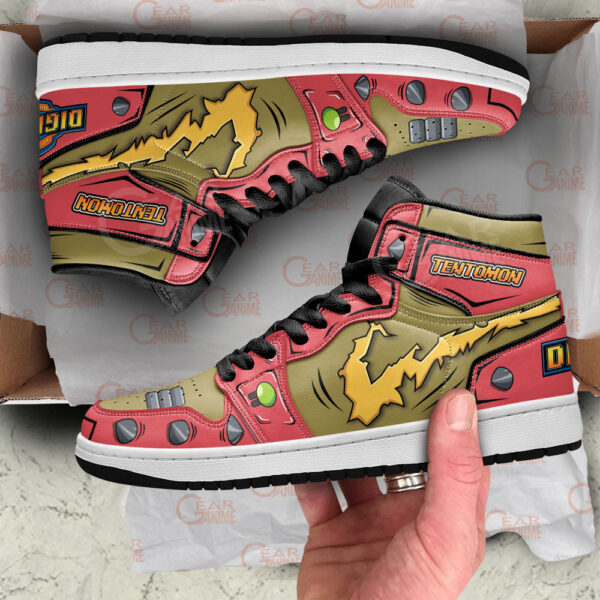 Baskets montantes Air Jordan Tentomon – Chaussures montantes Digimon – Image 2
