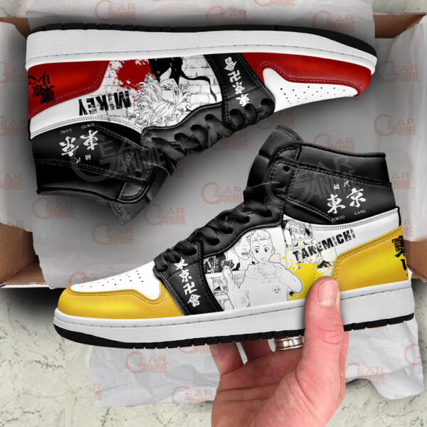 Baskets montantes Air Jordan Takemichi et Mikey – Chaussures montantes Tokyo Revengers – Image 2