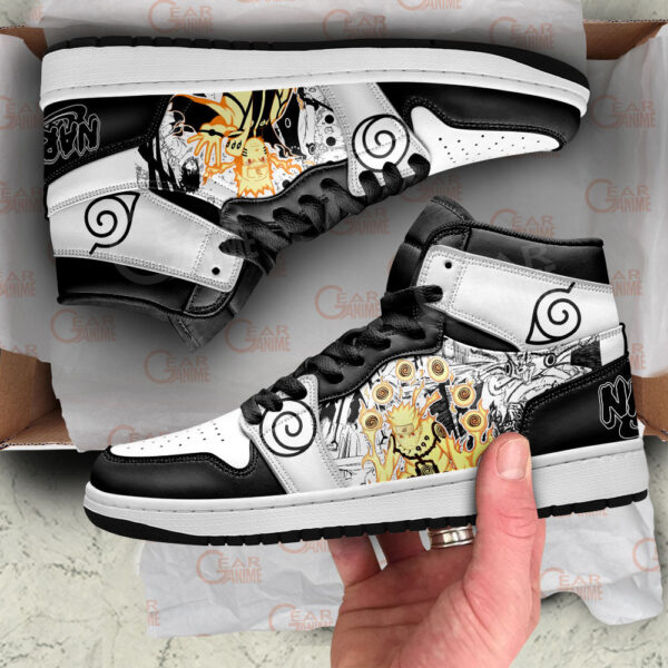Baskets montantes Air Jordan Naruto (Bijū) – Chaussures montantes Naruto – Image 2