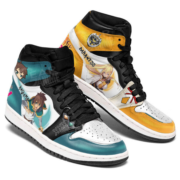 Baskets montantes Air Jordan Lalatina et Kazuma – Chaussures montantes KonoSuba – Image 2