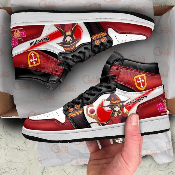 Baskets montantes Air Jordan Megumin – Chaussures montantes KonoSuba – Image 4