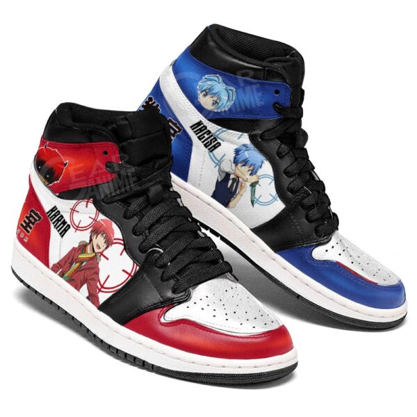 Baskets montantes Air Jordan Nagisa et Karma – Chaussures montantes Assassination Classroom – Image 2