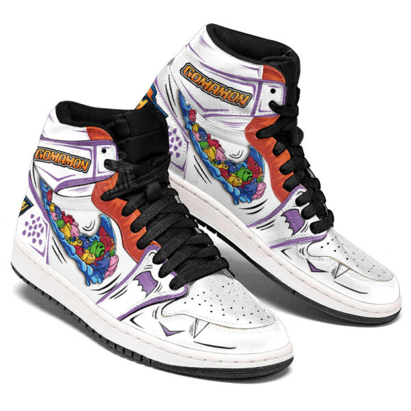 Baskets montantes Air Jordan Gomamon – Chaussures montantes Digimon – Image 3