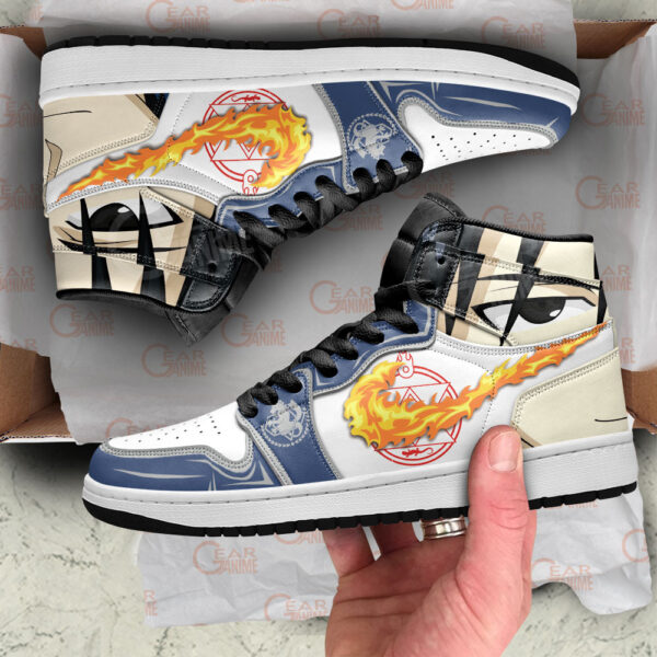 Baskets montantes Air Jordan Roy Mustang – Chaussures montantes Fullmetal Alchemist – Image 4