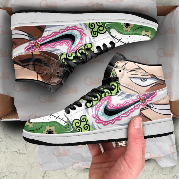 Baskets montantes Air Jordan Roronoa Zoro – Chaussures montantes One Piece – Image 4