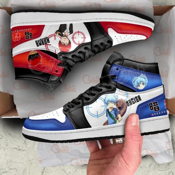 Baskets montantes Air Jordan Nagisa et Karma – Chaussures montantes Assassination Classroom – Image 4