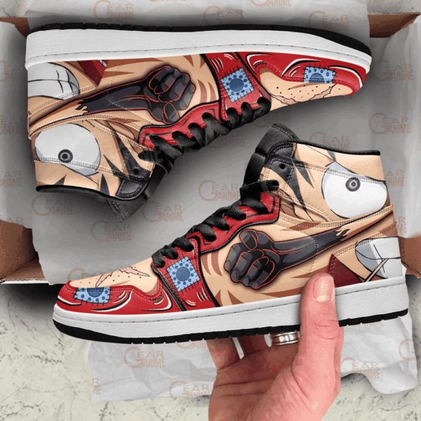 Baskets montantes Air Jordan Monkey D. Luffy – Chaussures montantes One Piece – Image 4