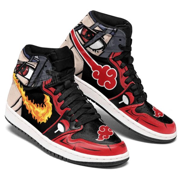Baskets montantes Air Jordan Itachi Uchiha – Chaussures montantes Naruto – Image 2
