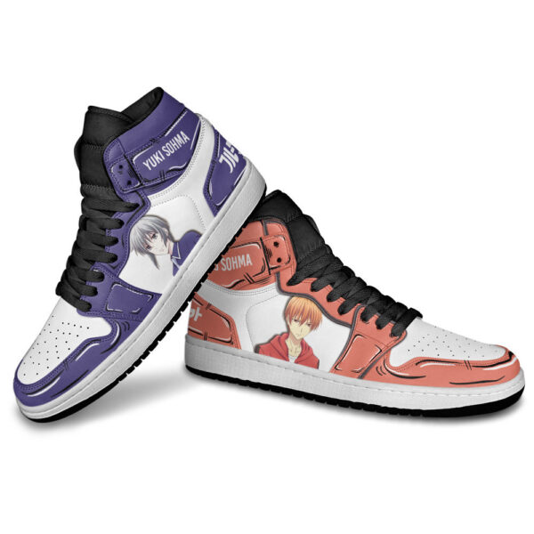 Baskets montantes Air Jordan Yuki & Kyo Sohma – Chaussures montantes Fruits Basket – Image 4