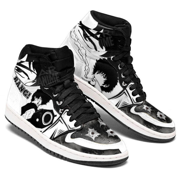 Baskets montantes Air Jordan Spike Spiegel – Chaussures montantes Cowboy Bebop – Image 2
