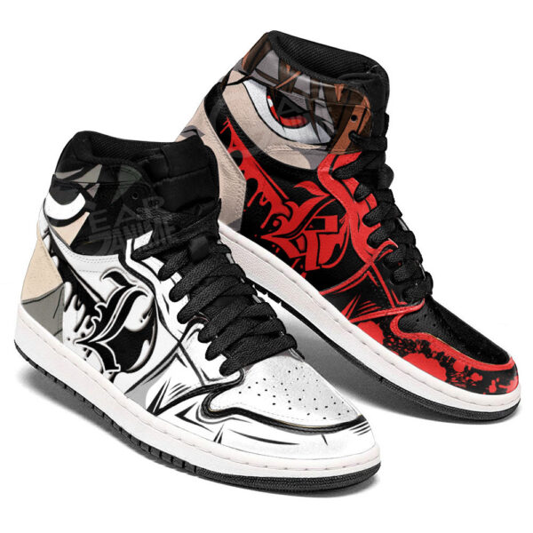Baskets montantes Air Jordan Light Yagami et L – Chaussures montantes Death Note – Image 2