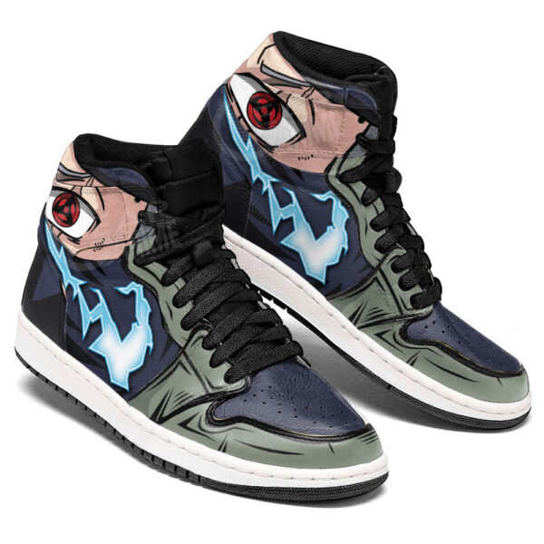 Baskets montantes Air Jordan Kakashi Hatake – Chaussures montantes Naruto – Image 2
