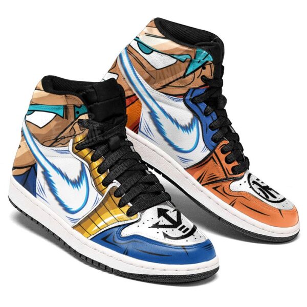 Baskets montantes Air Jordan Goku & Vegeta – Chaussures montantes Dragon Ball – Image 2