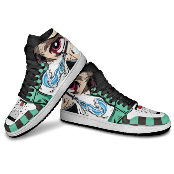 Baskets montantes Air Jordan Tanjiro – Chaussures montantes Demon Slayer – Image 3
