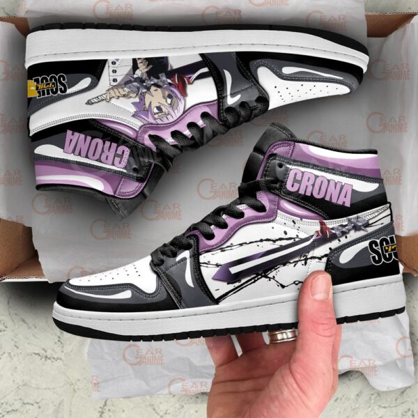 Baskets montantes Air Jordan Crona Gorgon – Chaussures montantes Soul Eater – Image 2