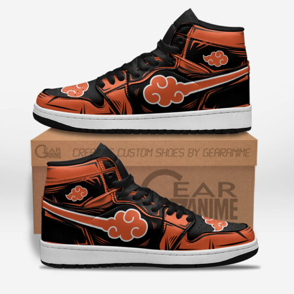 Baskets montantes Air Jordan Akatsuki – Chaussures montantes Naruto – Image 2