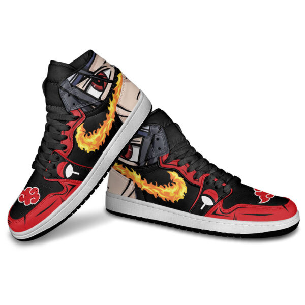 Baskets montantes Air Jordan Itachi Uchiha – Chaussures montantes Naruto – Image 3