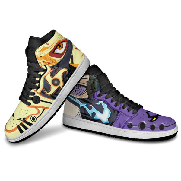 Baskets montantes Air Jordan Sasuke & Naruto – Chaussures montantes Naruto – Image 3