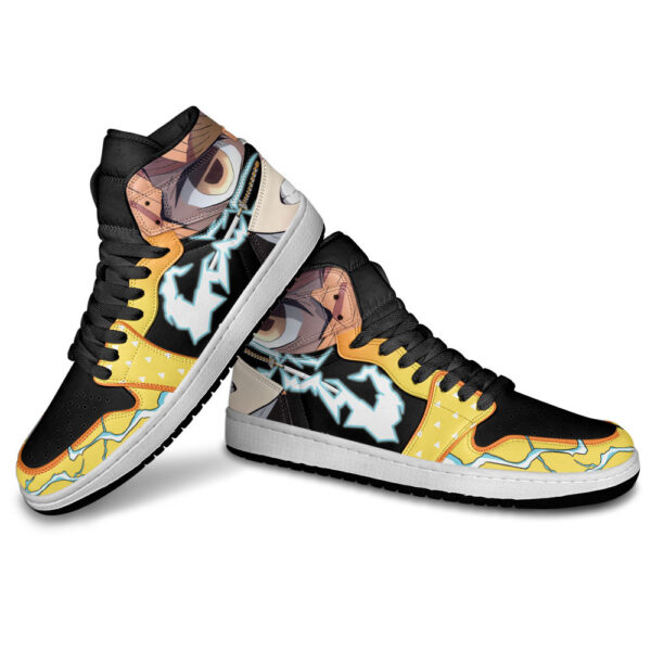 Baskets montantes Air Jordan Zenitsu – Chaussures montantes Demon Slayer – Image 4