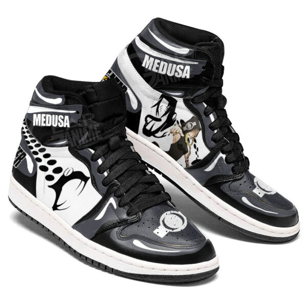 Baskets montantes Air Jordan Medusa Gorgon – Chaussures montantes Soul Eater – Image 3