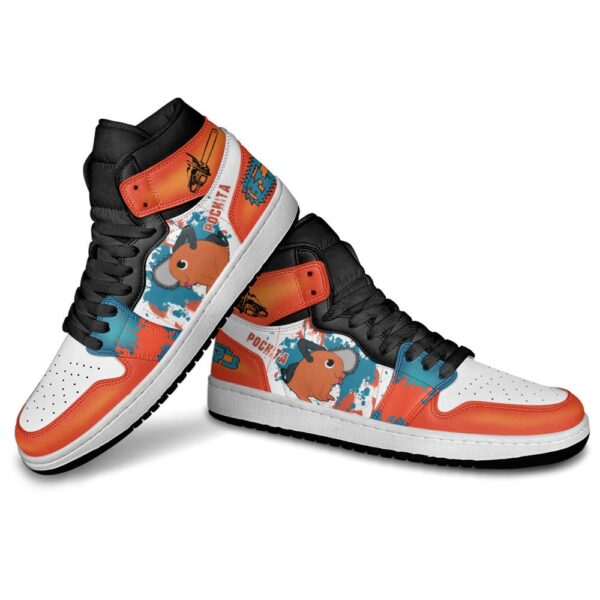 Baskets montantes Air Jordan Pochita – Chaussures montantes Chainsaw Man – Image 4