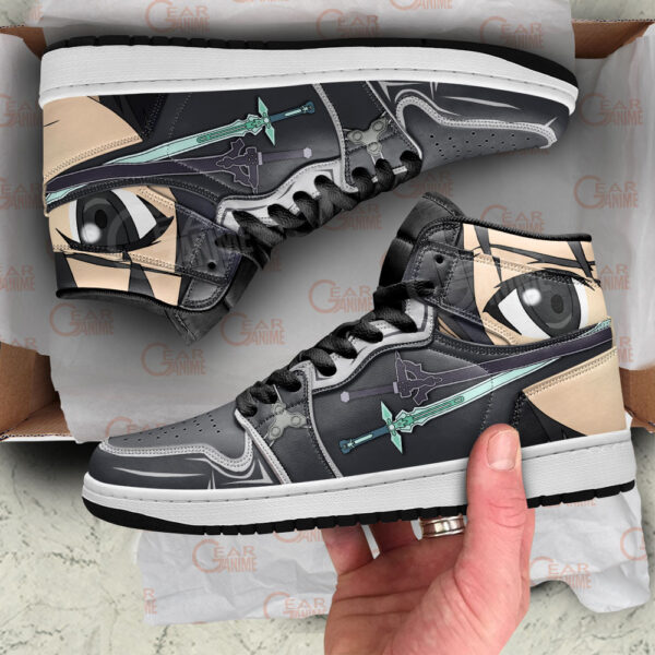 Baskets montantes Air Jordan Kirito – Chaussures montantes Sword Art Online – Image 4