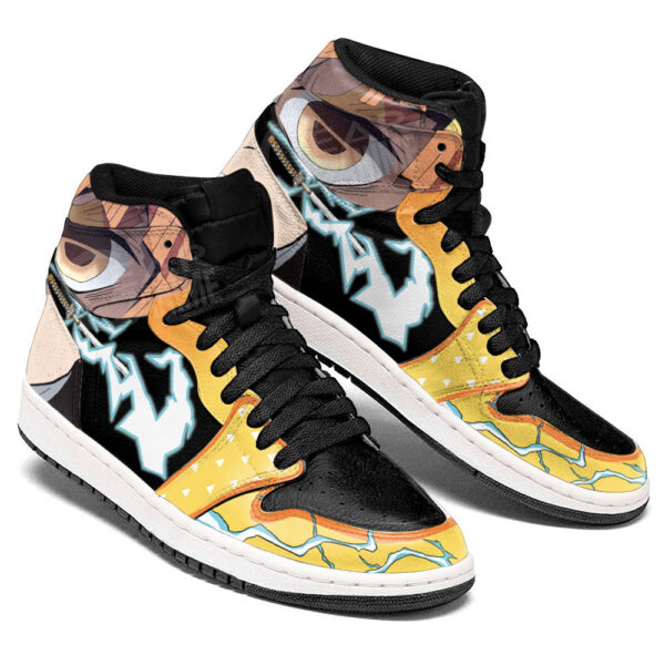 Baskets montantes Air Jordan Zenitsu – Chaussures montantes Demon Slayer – Image 3