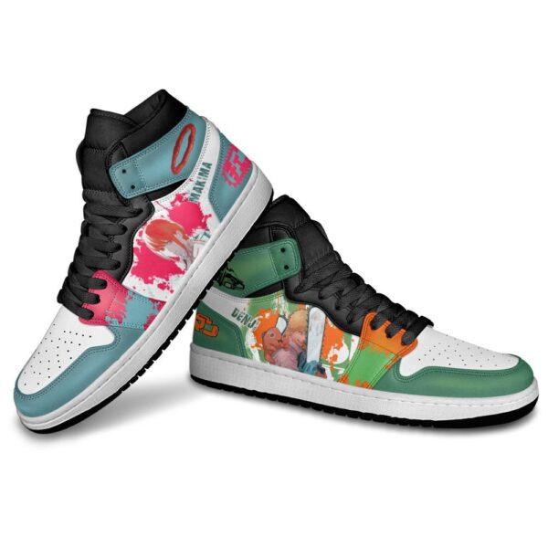 Baskets montantes Air Jordan Makima & Denji – Chaussures montantes Chainsaw Man – Image 4