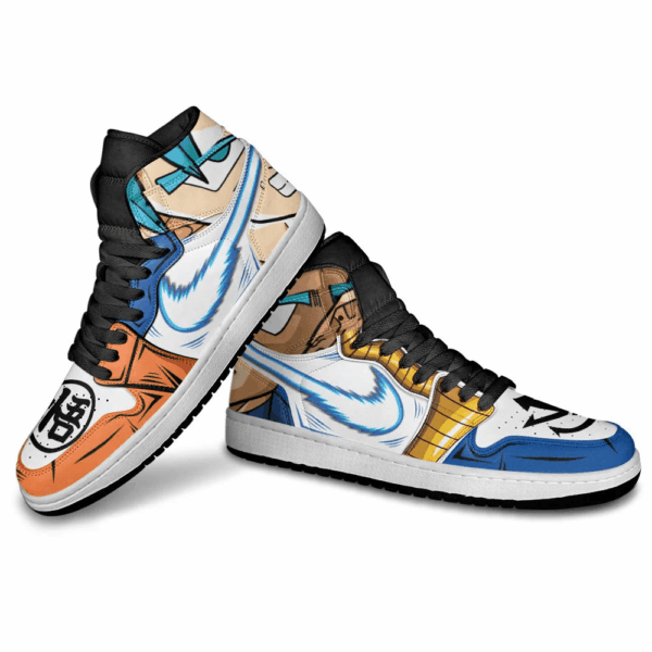 Baskets montantes Air Jordan Goku & Vegeta – Chaussures montantes Dragon Ball – Image 3