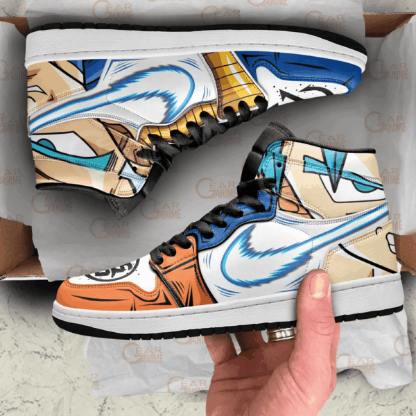 Baskets montantes Air Jordan Goku & Vegeta – Chaussures montantes Dragon Ball – Image 4