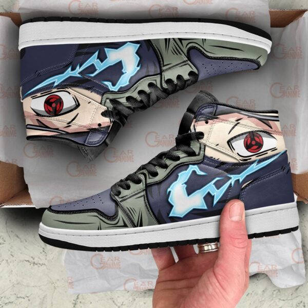 Baskets montantes Air Jordan Kakashi Hatake – Chaussures montantes Naruto – Image 4