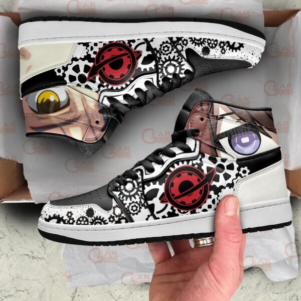 Baskets montantes Air Jordan Kurisu & Okabe – Chaussures montantes Steins;Gate – Image 4