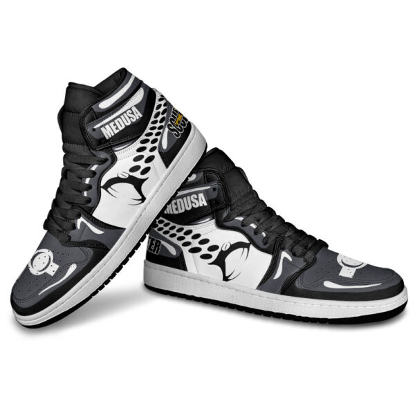 Baskets montantes Air Jordan Medusa Gorgon – Chaussures montantes Soul Eater – Image 4