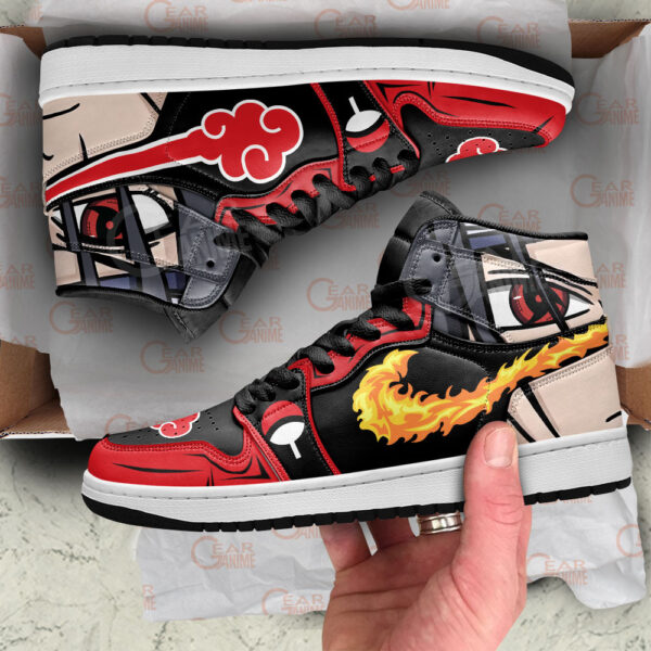 Baskets montantes Air Jordan Itachi Uchiha – Chaussures montantes Naruto – Image 4