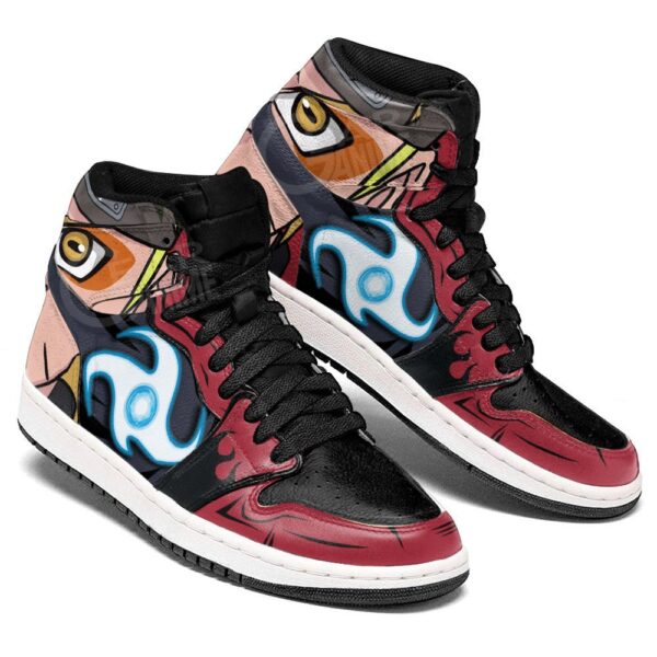 Baskets montantes Air Jordan Naruto Sage – Chaussures montantes Naruto – Image 2