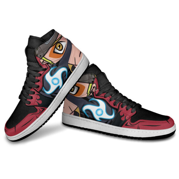 Baskets montantes Air Jordan Naruto Sage – Chaussures montantes Naruto – Image 3